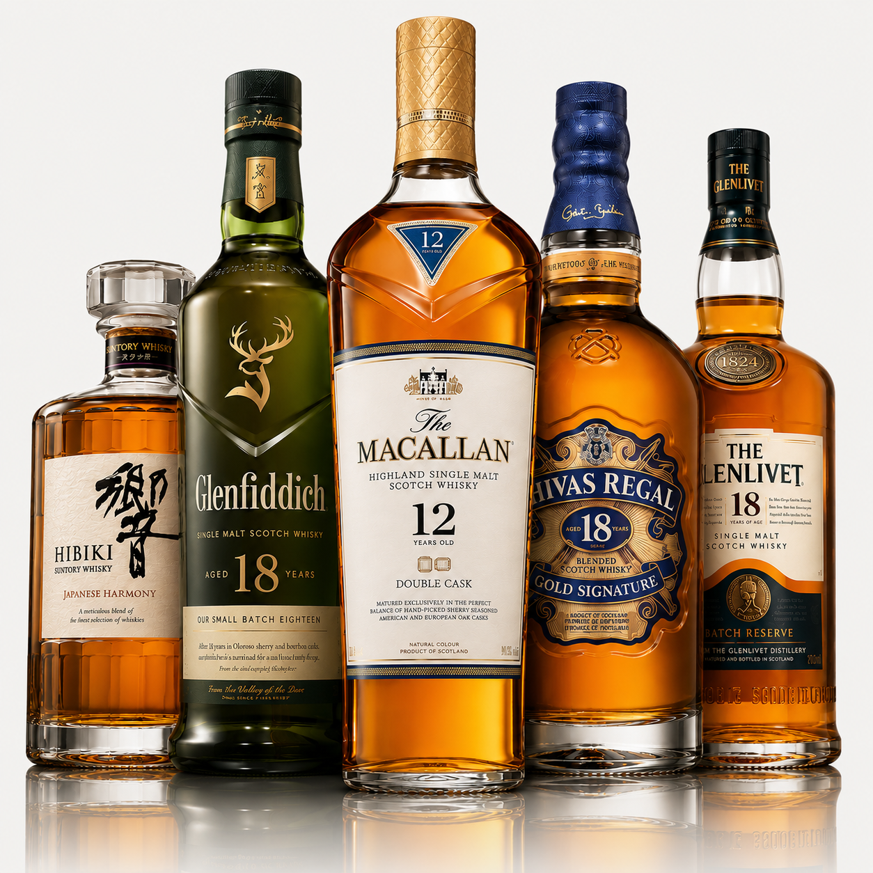 Ekskluzywna Kolekcja 5 Whisky Premium